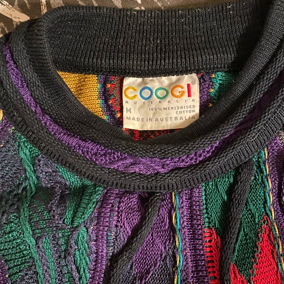 COOGI Multicolor Textured Crewneck Sweater - Picture 2 of 5